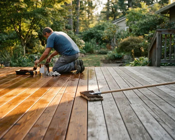 Deck and Fence Staining by Lazaro's Painting